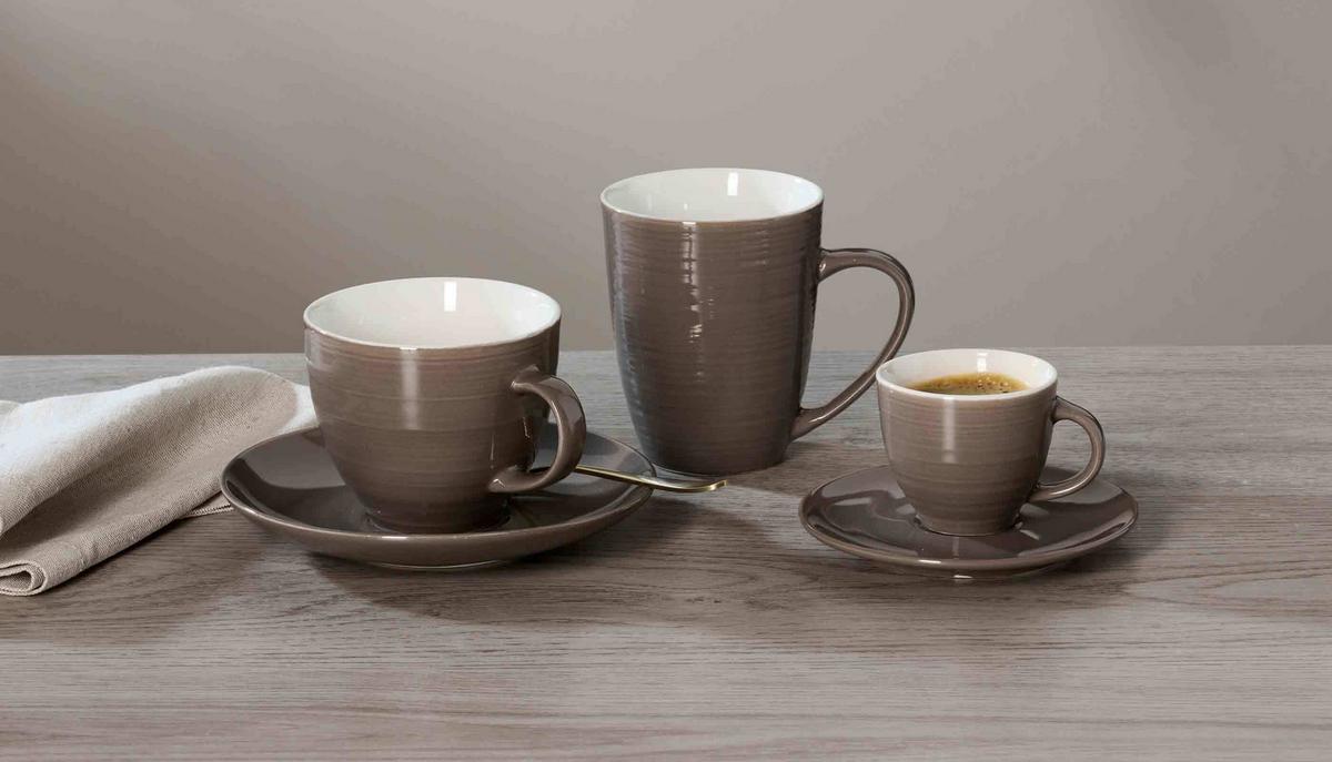 ESPRESSOTASSEN Suomi Braun 90 ml 6er Set - Braun, Keramik (0.09L) - Ritzenhoff Breker