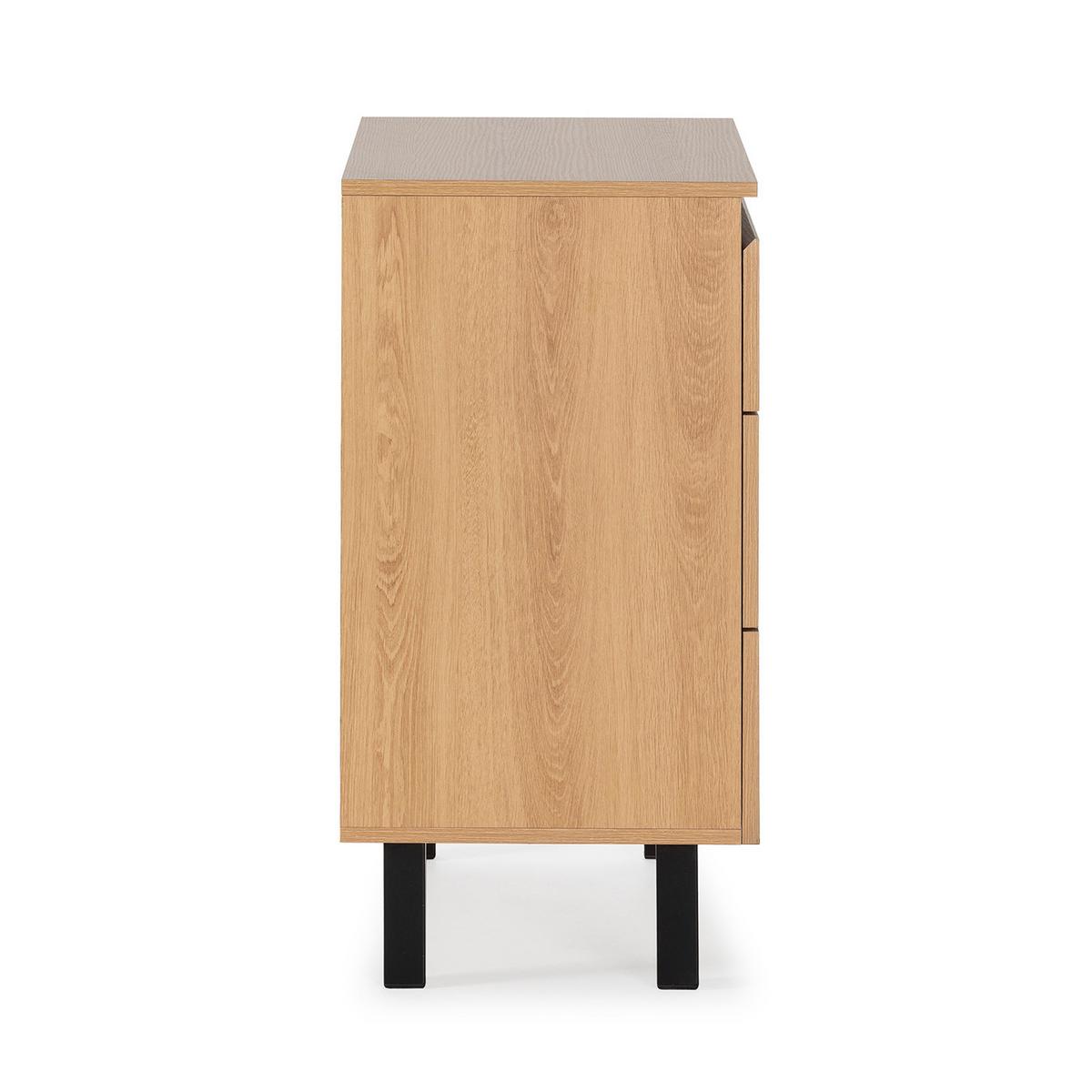 KOMMODE Molina 80/40/80 eichefarben - Honigeiche, Holzwerkstoff (80/80/40cm)