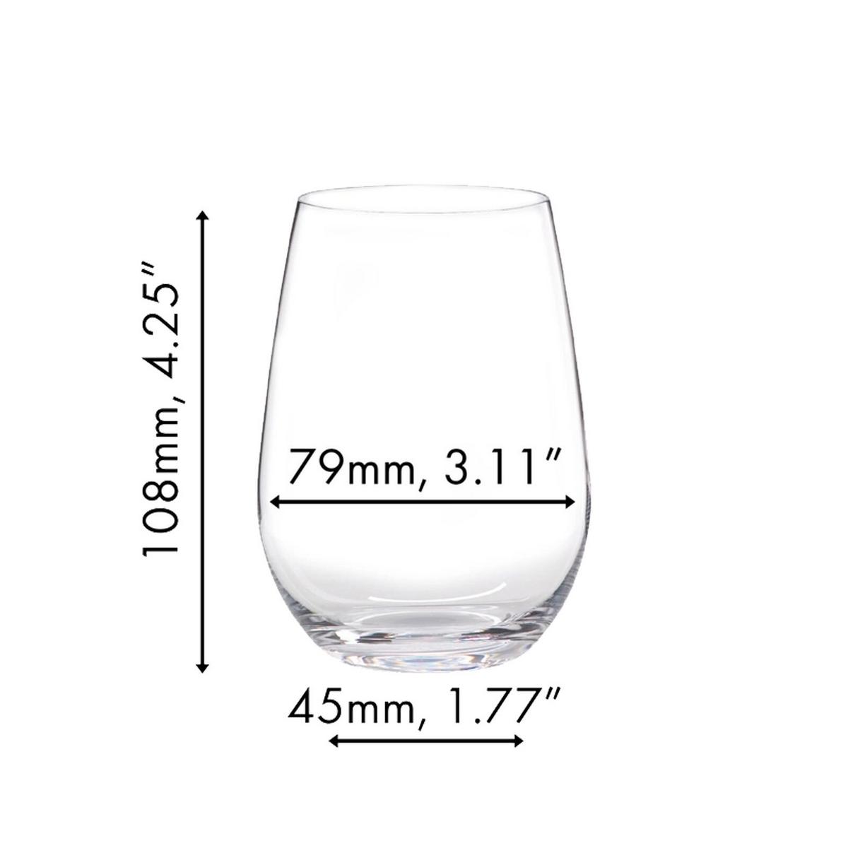WEINTUMBLER RIESLING O transparent 600 ml 4er Set - Transparent, Glas (0.6L) - Riedel