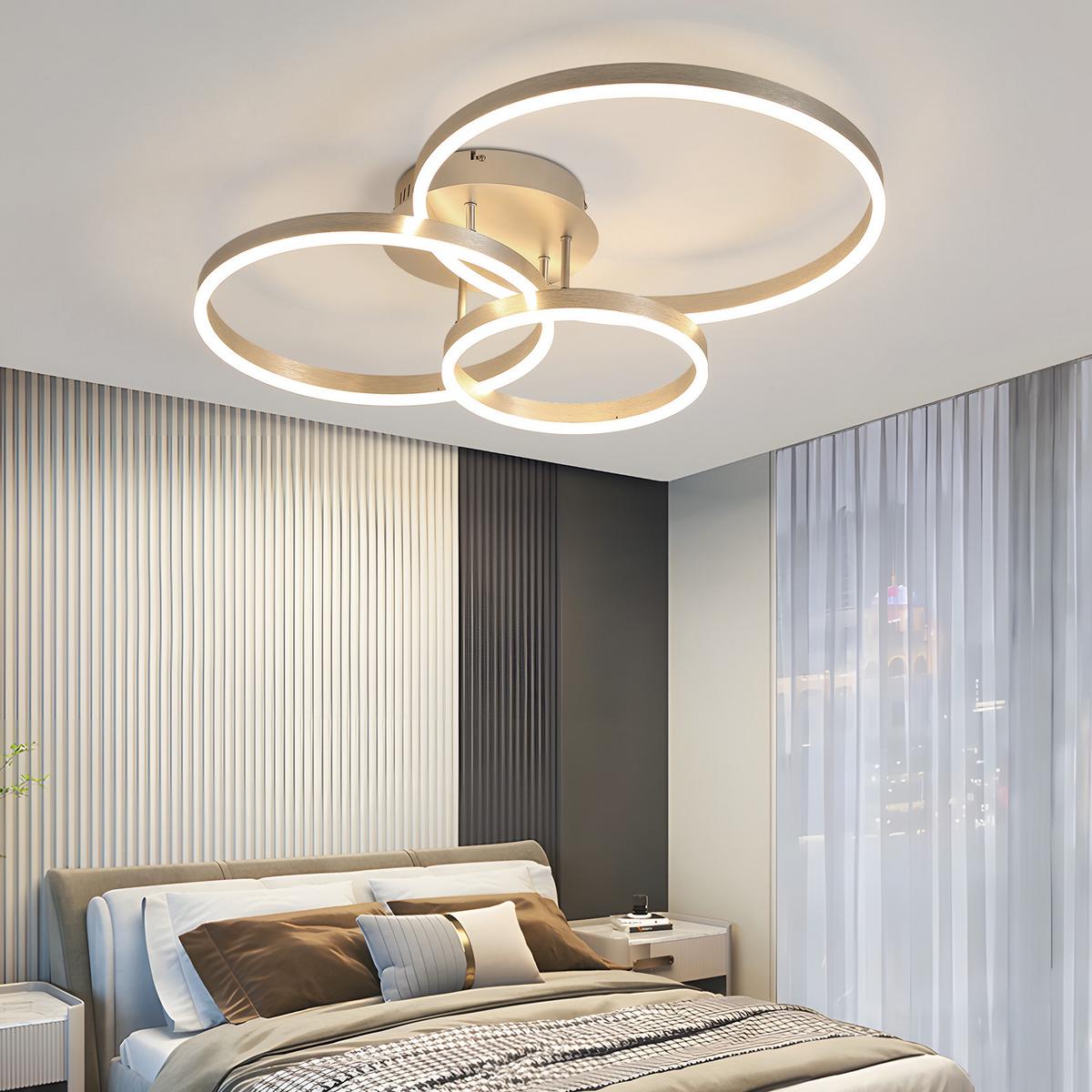LED-DECKENLEUCHTE Kirak 58/24/82 cm - Silberfarben, Metall (82/58/24cm) - ZMH