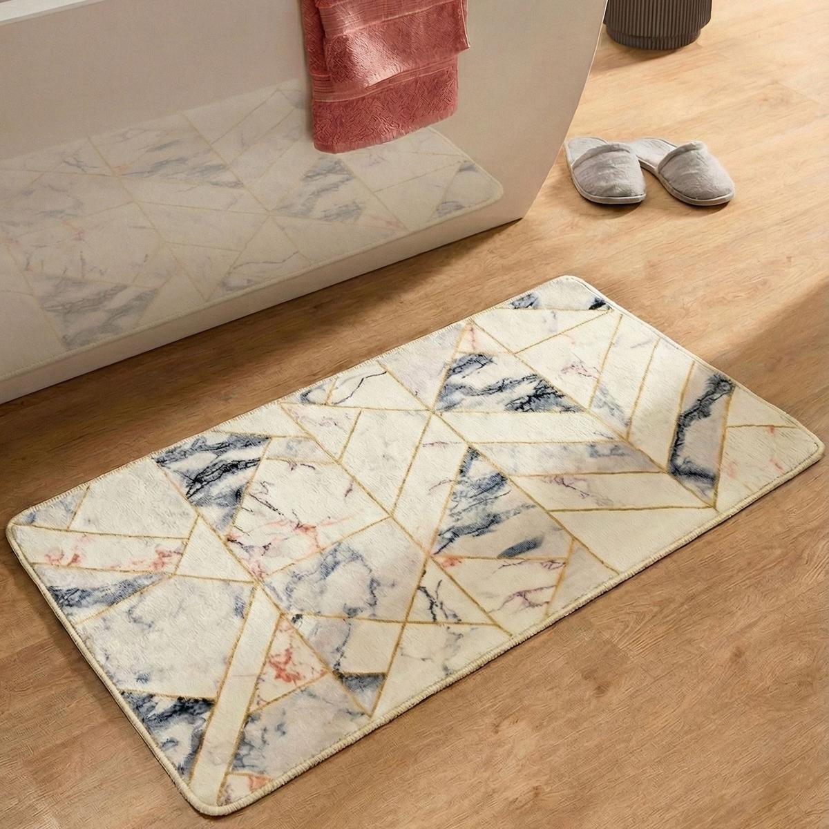 BADTEPPICH Aquata 50x60 cm - Creme, Textil (50/60cm) - Gino Falcone