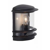AUSSENWANDLEUCHTE Hollywood 47880/06 - Schwarz, Metall (23.5/24/13cm) - Brilliant