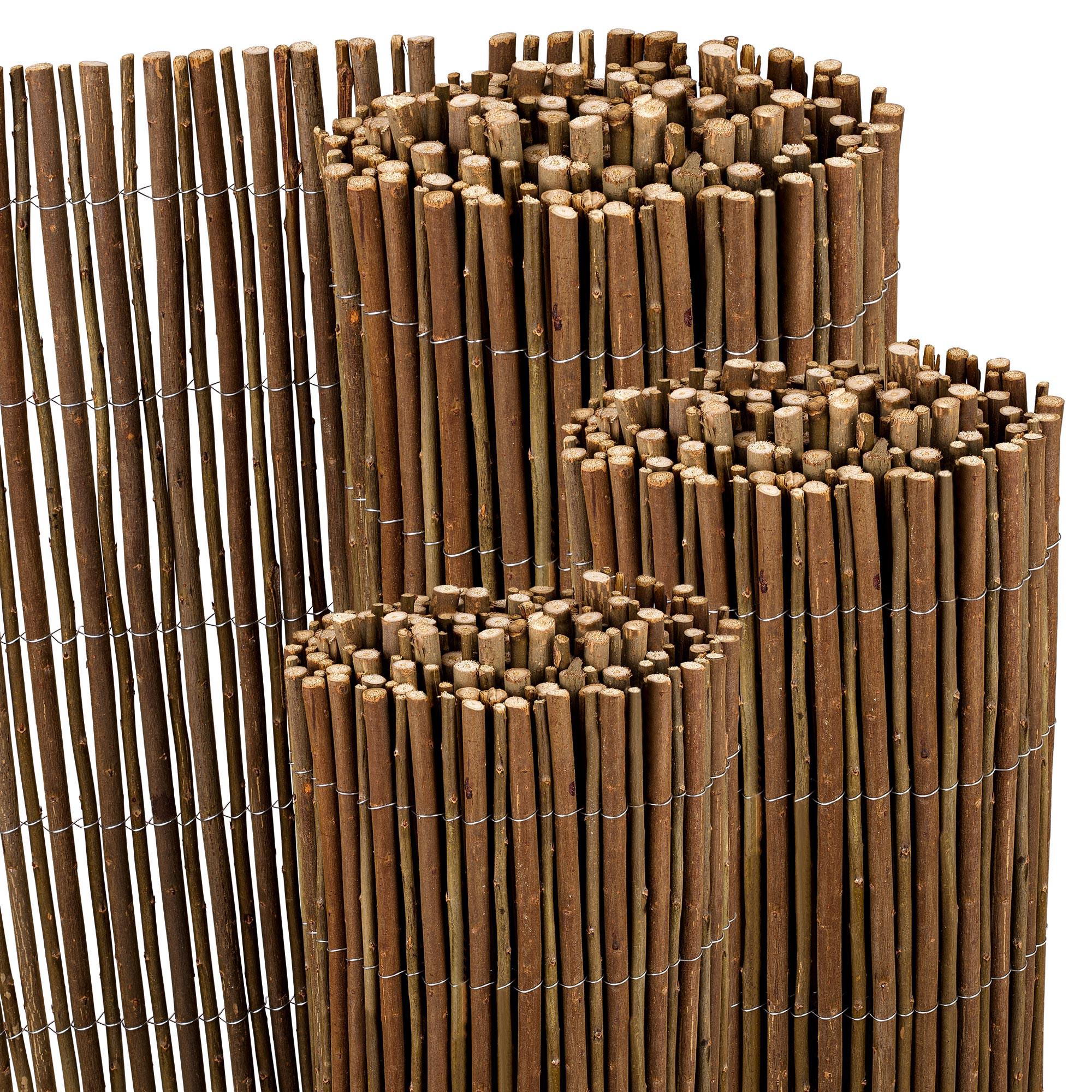 SICHTSCHUTZZAUN SolVision W79 500/120 cm Weide - Naturfarben, Kunststoff (500/120cm) - Sol Royal