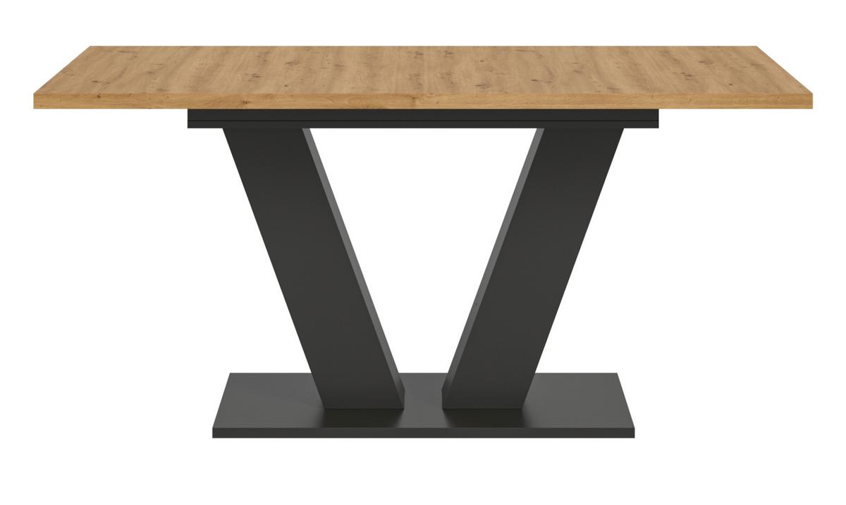 ESSTISCH Eiche, grau 150 - 190 cm, Küchentisch ausziehbar - Eiche Artisan/Grau, Holz/Holzwerkstoff (150/90/76cm) - Inn.Furn