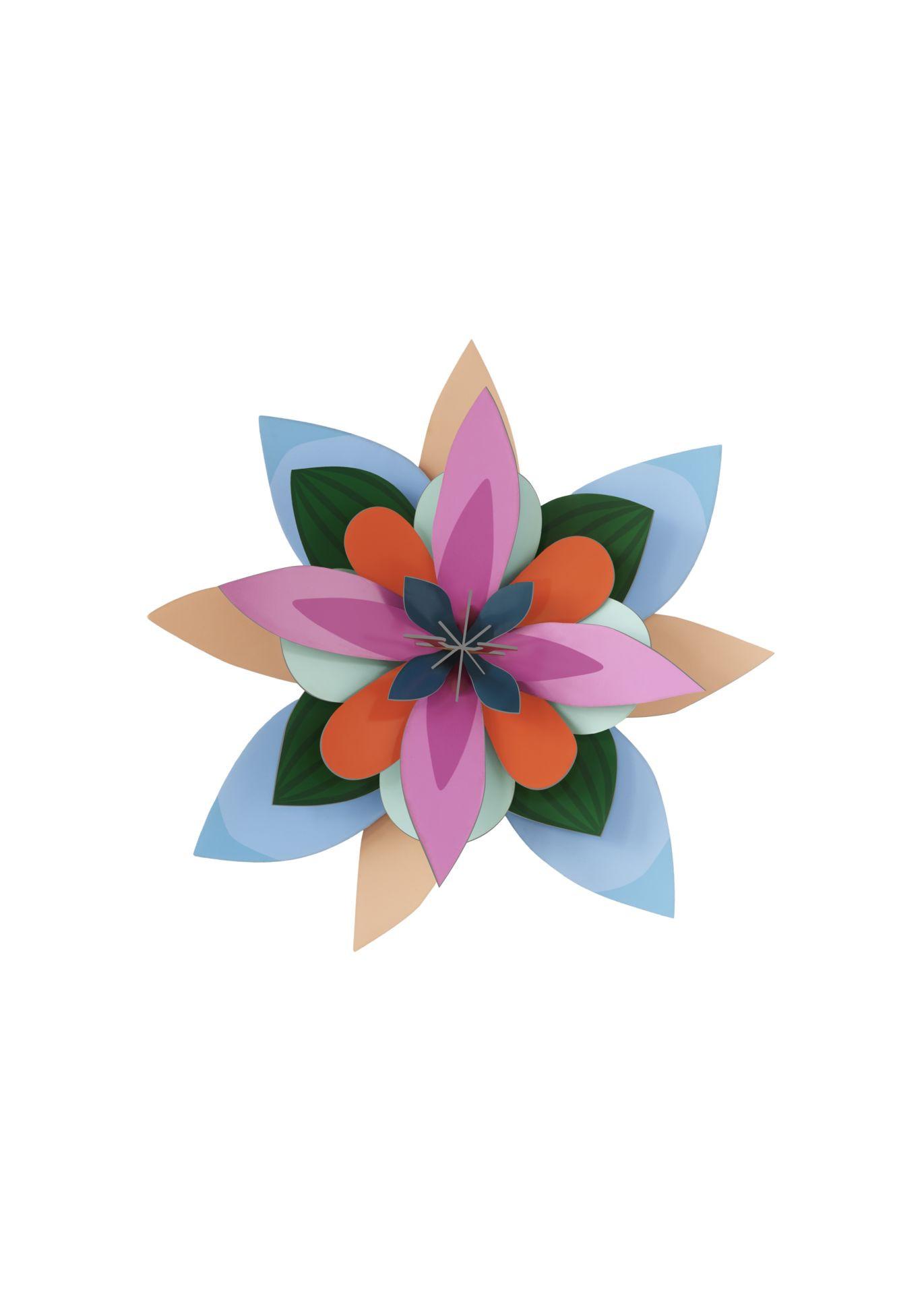 WANDDEKO Papierblumen-Blüte 10/32 cm - Multicolor, Wellpappe (10/32/32cm) - Studio Roof