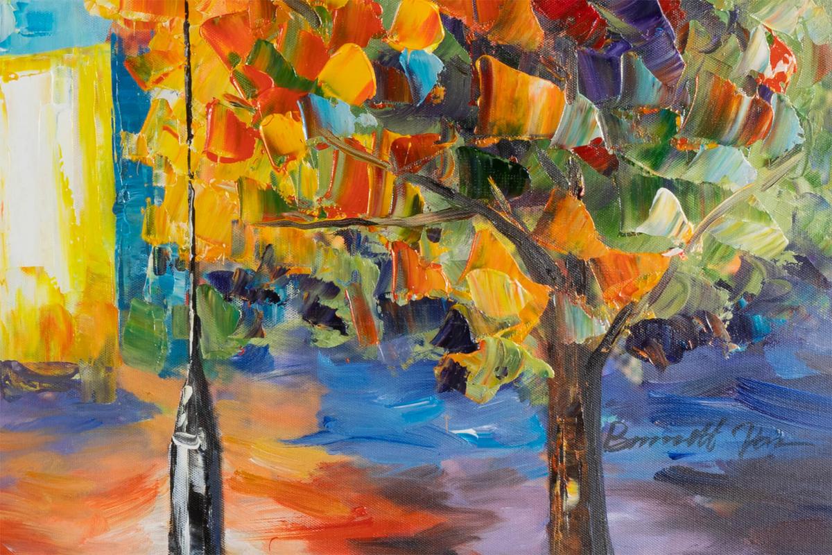 ACRYLBILD HANDGEMALT 120/60 cm - Multicolor, Holz/Textil (120/60cm) - KUNSTLOFT