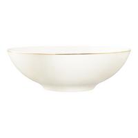 SCHÜSSEL Savona Goldlinie creme 3,85 L - Creme, Keramik (30.4cm) - Seltmann Weiden