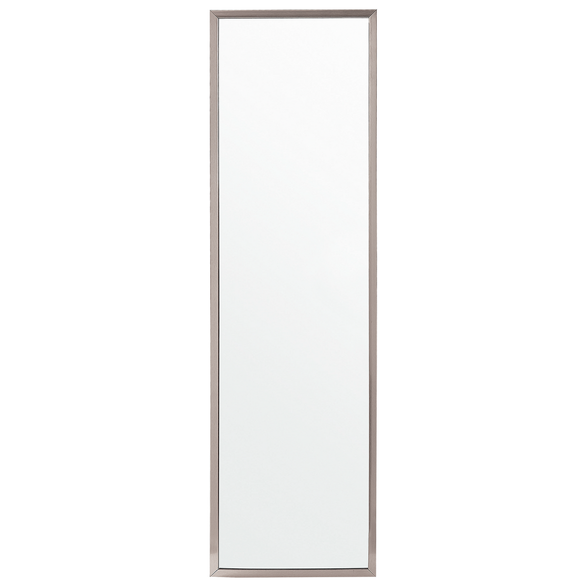 STEHSPIEGEL silber rechteckig 40/140 cm Torcy - Silberfarben, Kunststoff (40/140/3cm) - Beliani