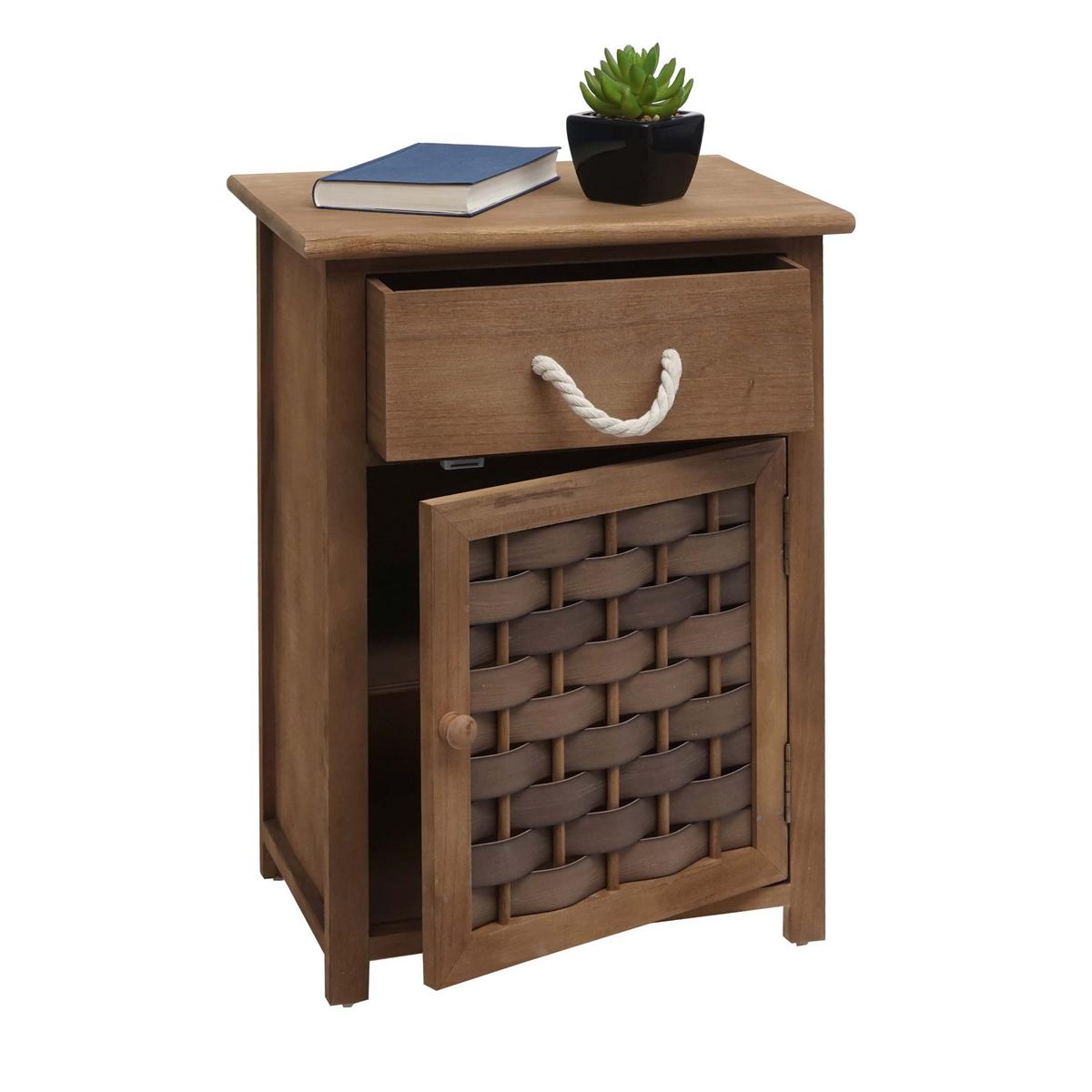KOMMODE dunkelbraun, braun - Dunkelbraun/Braun, Holz (39/55/28cm) - MCW