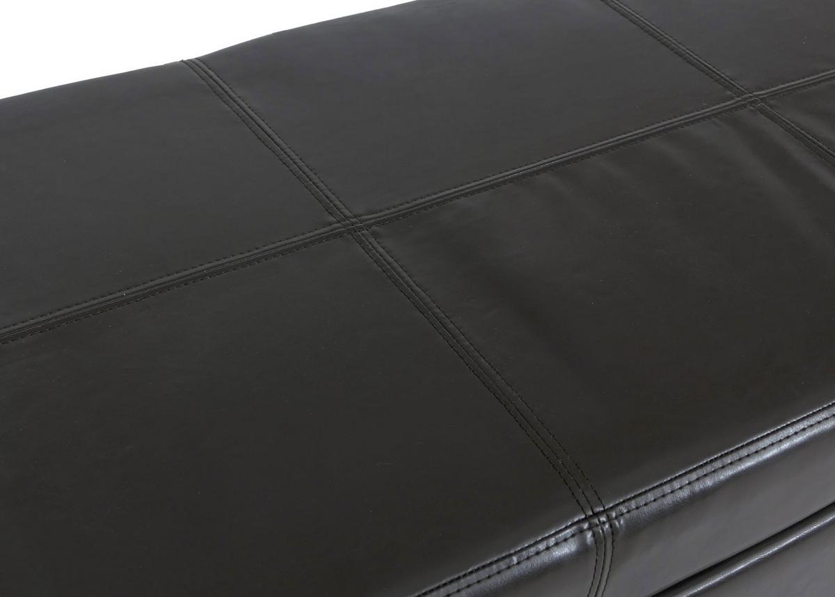 SITZBANK MIT AUFBEWAHRUNG XXL Braun - Braun, Leder (180/45/45cm) - MCW
