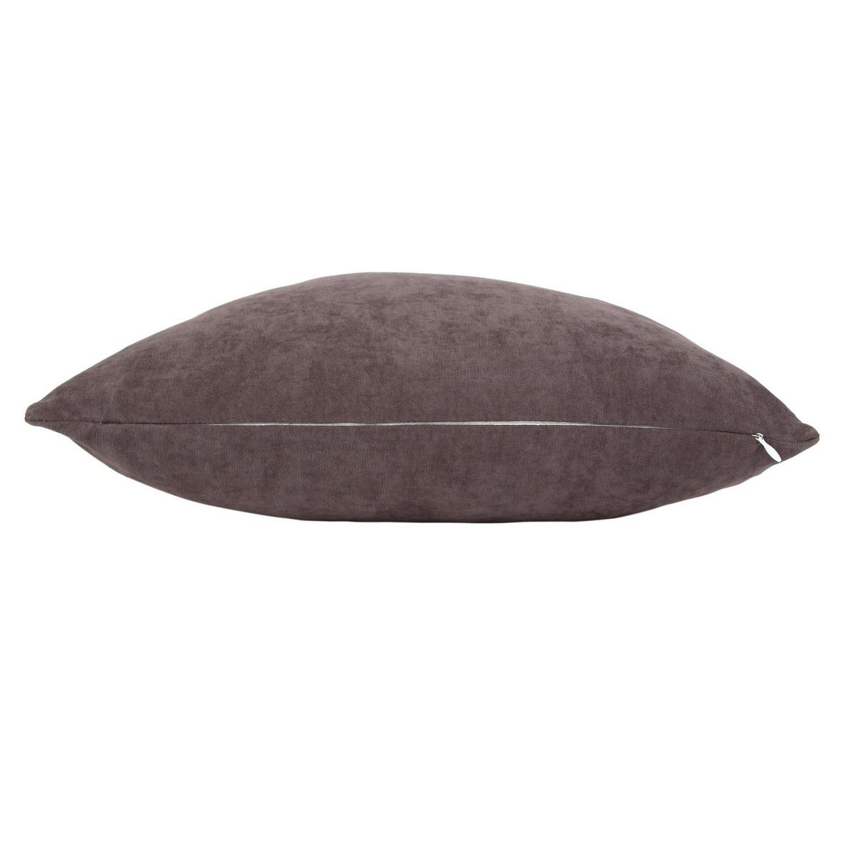 DEKOKISSEN Uni Anthrazit 45x45 cm mit Füllung - Anthrazit, Textil (45/45cm) - Deco-Raum