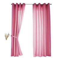 VORHANG 2ER SET BERLIN HxB 225x140cm Türkis - Pink, Textil (140/225/225cm) - Gardinenbox