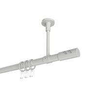 GARDINENSTANGE Sonette Zoena 420 cm (geteilt in 3 x 140 cm), 1-läufig, 20 mm Ø Weiß - Weiß, Metall (420cm) - INTERDECO