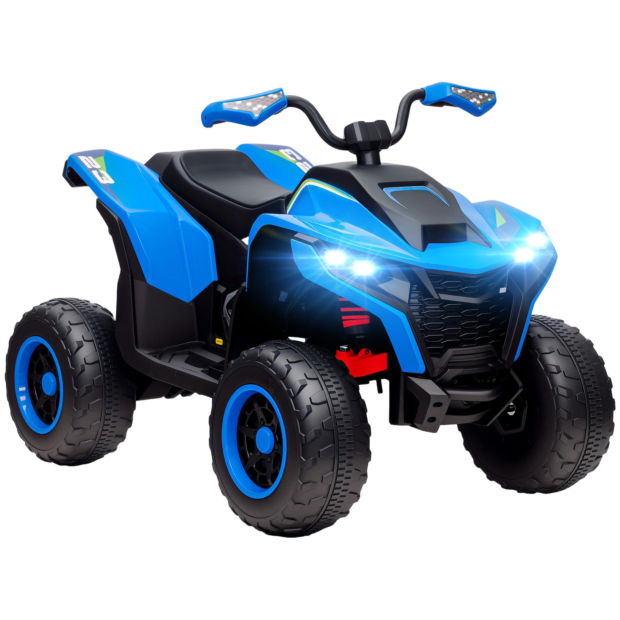 ELEKTRO Quad für Kinder 12V Elektro Kinderquad mit 2 Motor, 3-6km/h, Blau - Blau, Kunststoff (109/69/75cm) - AIYAPLAY