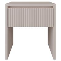 NACHTTISCH Vemmi Kaschmir 45 cm - Taupe/Kaschmir, Holzwerkstoff (45/50/37cm) - Selsey