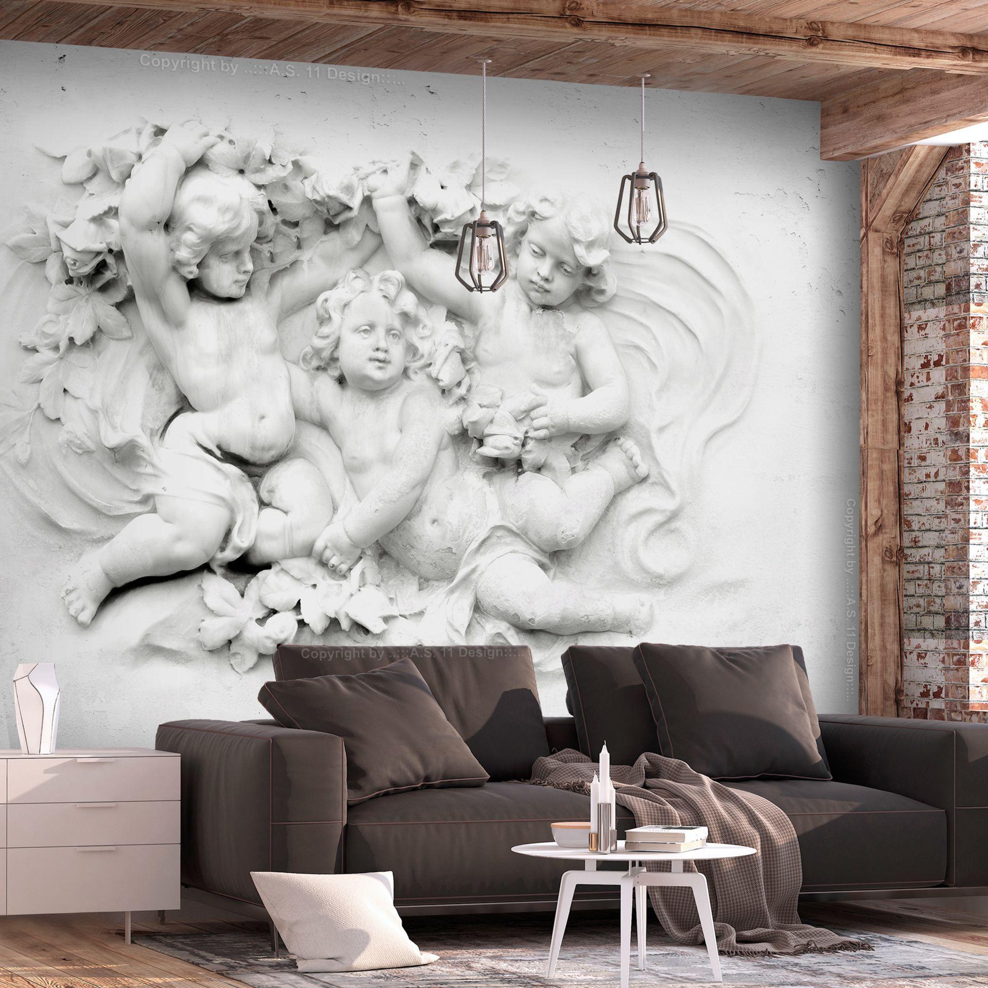 SELBSTKLEBENDE FOTOTAPETE 294/210 cm - Grau, Kunststoff/Textil (294/1cm) - KUNSTLOFT