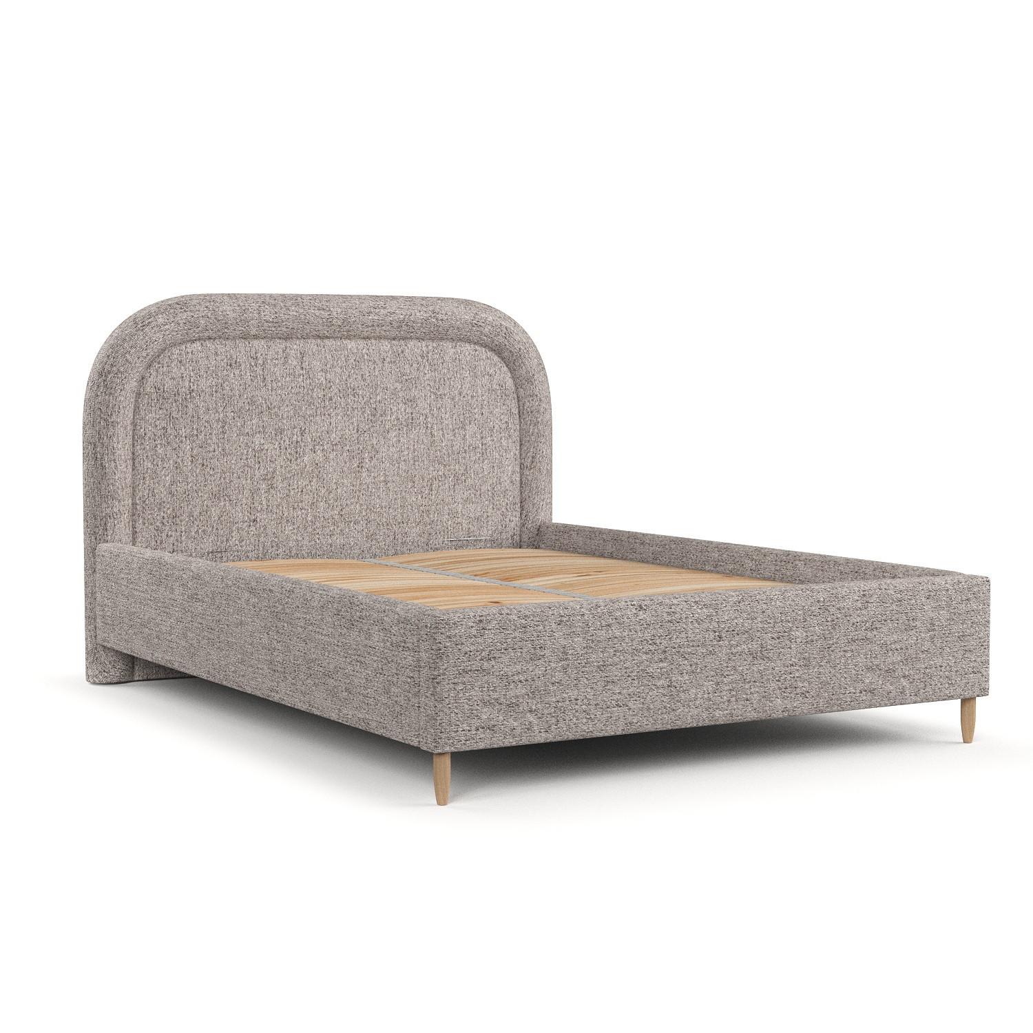 POLSTERBETT Zoya 140/200 cm Beige im Neve Stoff - Beige/Naturfarben, Holz/Holzwerkstoff (140/200cm) - AltaBeds