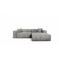 ECKSOFA Carlota - Grau, Holzwerkstoff/Textil (270/192cm) - Fun Möbel