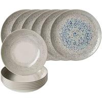 TAFELSERVICE Rimini grau 12-tlg. - Grau, Keramik (2/2/2cm) - Ritzenhoff Breker