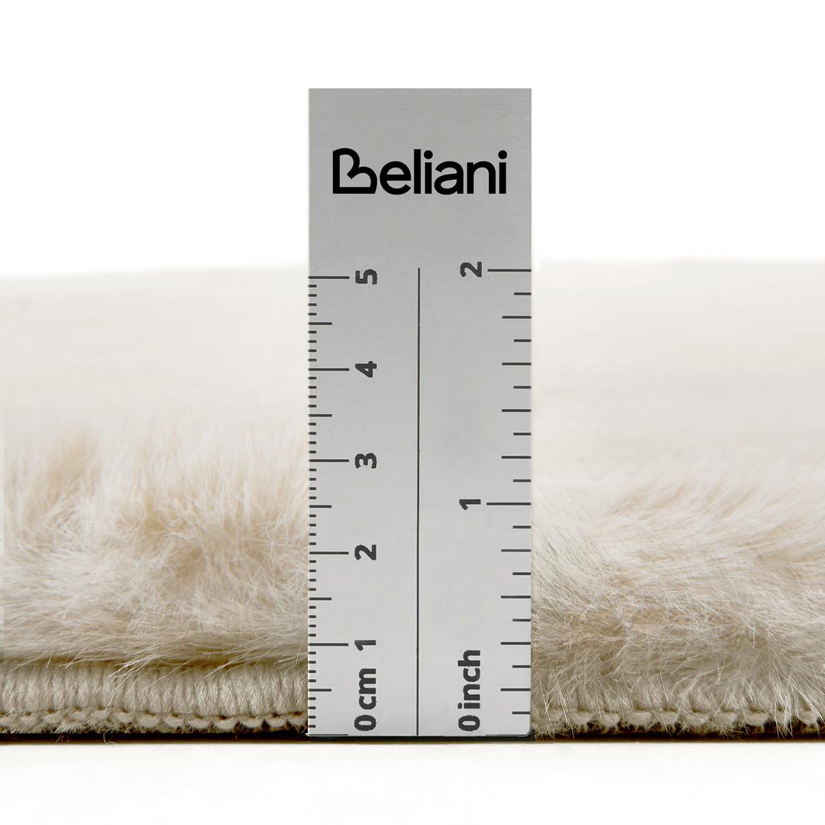 TEPPICH Hellbeige 160/160 cm Vantira - Beige, Kunststoff (160/160cm) - Beliani