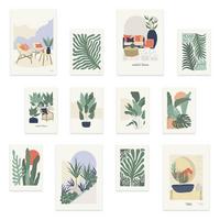 POSTER Set Mit 12 Modernmix 1 Gartenabdruck A3 Rahmenlos - Klar, Papier (29.7/5/42cm) - Nacnic
