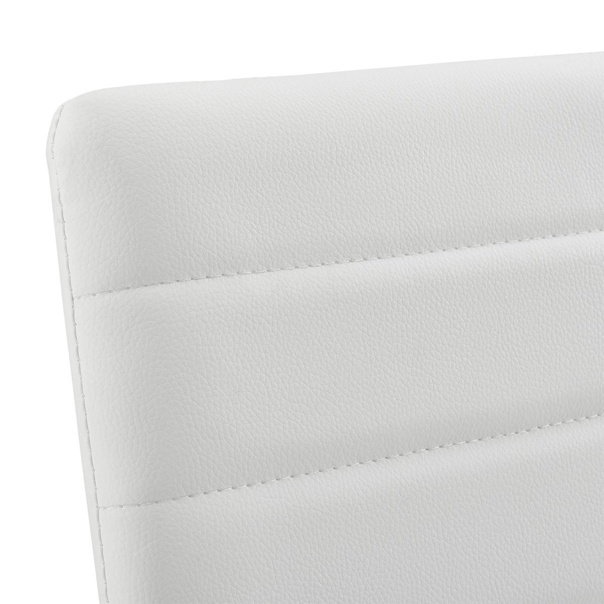 BARSTUHL Lidköping 2er-Set - Weiß, Leder (43/96/47cm) - [en.casa]