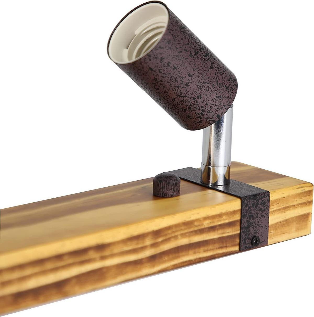 DECKENSTRAHLER Dickson 2-flammig 30/6/14.5cm - Eschefarben, Metall (30/6/14.5cm) - Nettlife