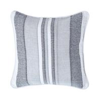 KISSENHÜLLE Morocco Stripe 60/60 cm, 100% Baumwolle - Hellgrau, Textil (60/60cm) - Homescapes