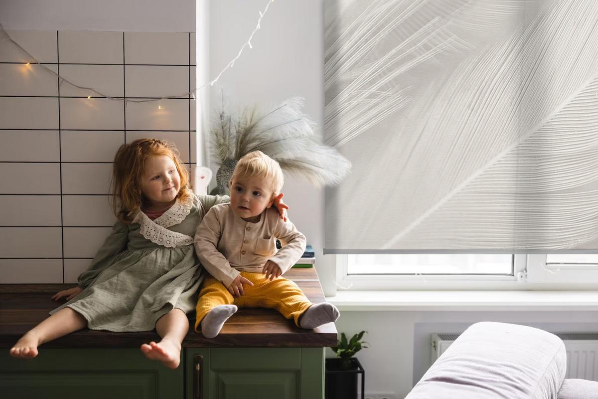 INNENROLLO - Fensterrollo - Rollo - 140x140 cm - Federn - Weiß, Kunststoff (140/140/0.5cm) - TULUP