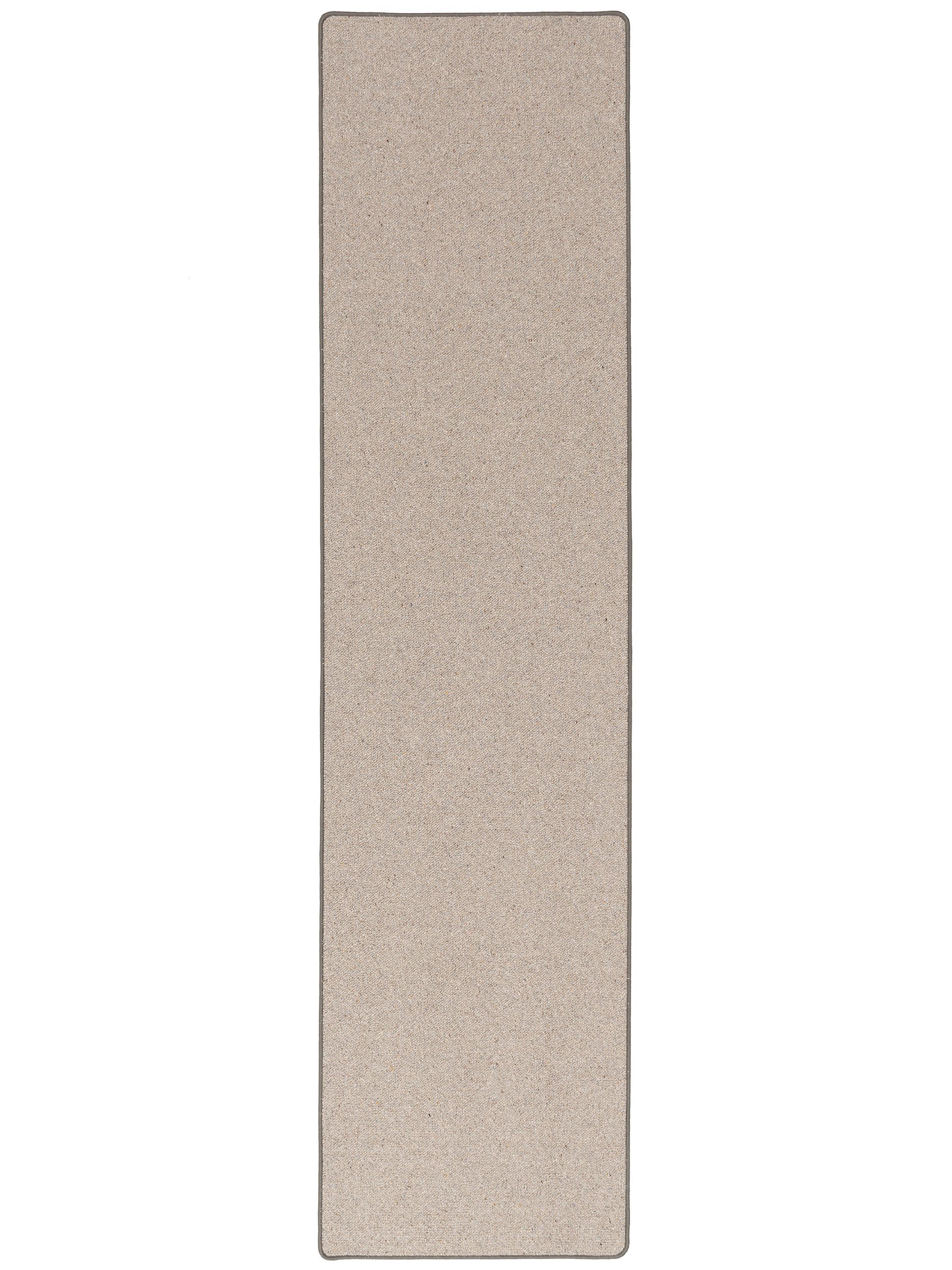 NATUR TEPPICH LÄUFER WOLLE BERBER - Grau, Textil (100/200cm) - Snapstyle