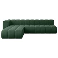ECKSOFA modulares Sofa Darnel-L2 - 296x177x70 cm Grün - Grün, Holzwerkstoff/Textil (296/177cm) - ALTDECOR