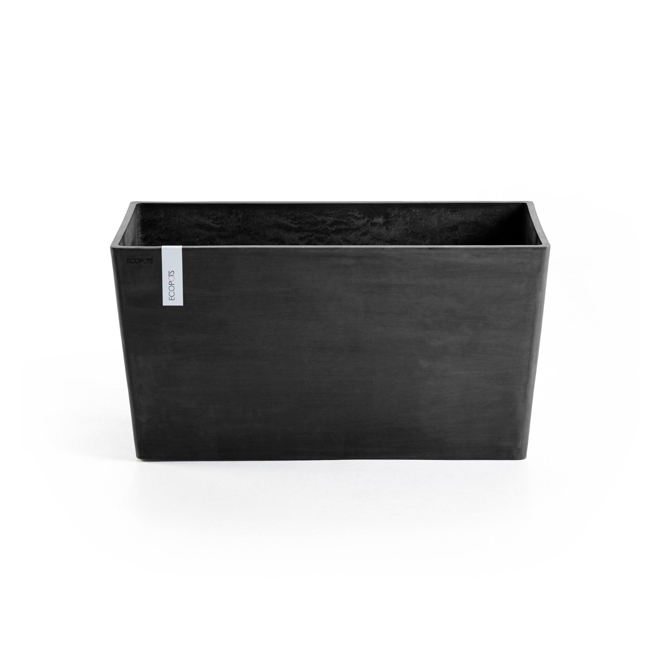 BLUMENTOPF Paris 60/26,2/40,5 cm Dunkelgrau - Dunkelgrau, Kunststoff (60/40.5cm) - Ecopots
