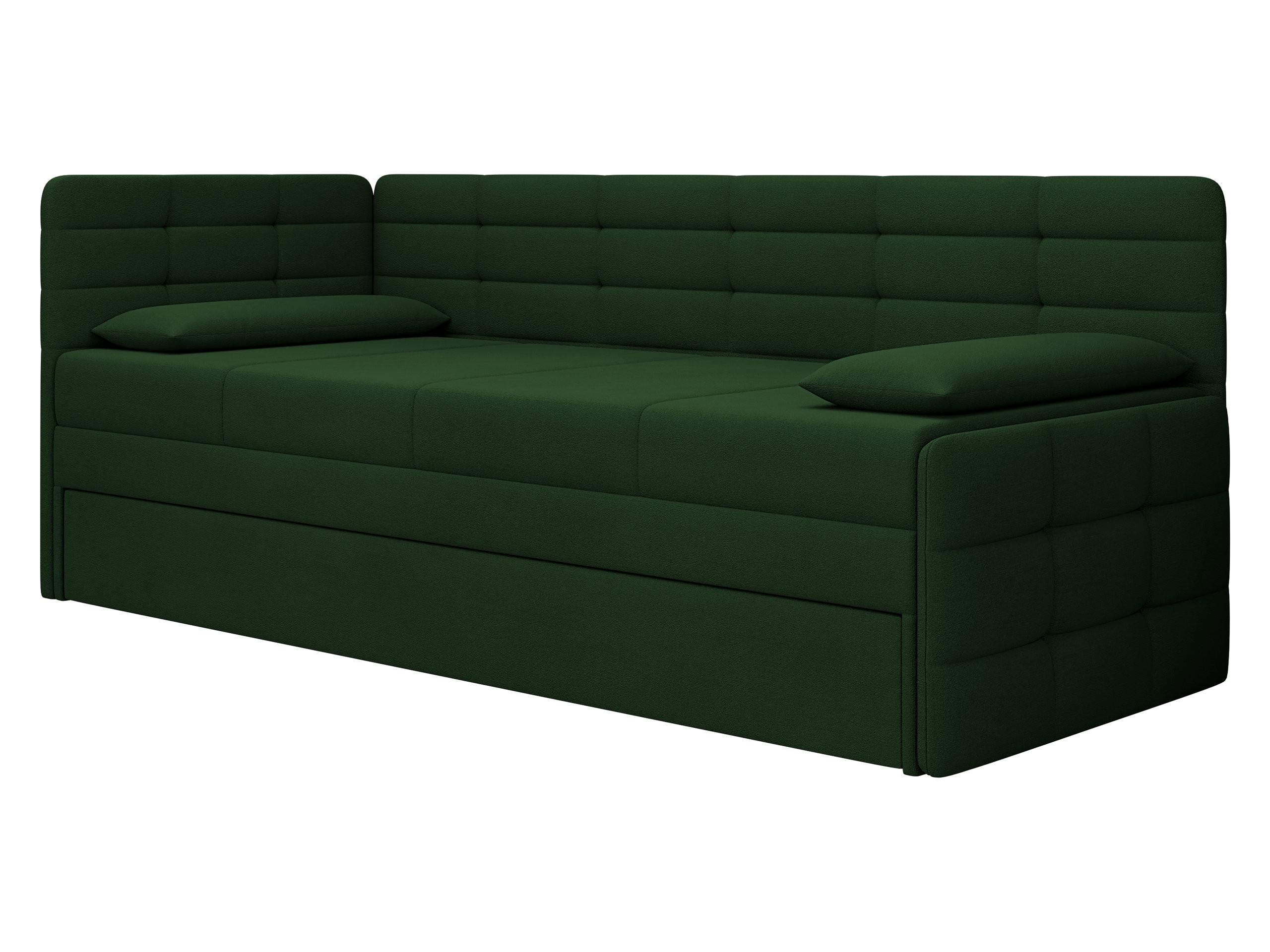 JUGENDBETT Sand - Schwarz/Grün, Holz/Kunststoff (162/189cm) - MIRJAN24