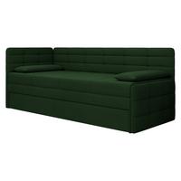 JUGENDBETT Sand - Schwarz/Grün, Holz/Kunststoff (162/189cm) - MIRJAN24