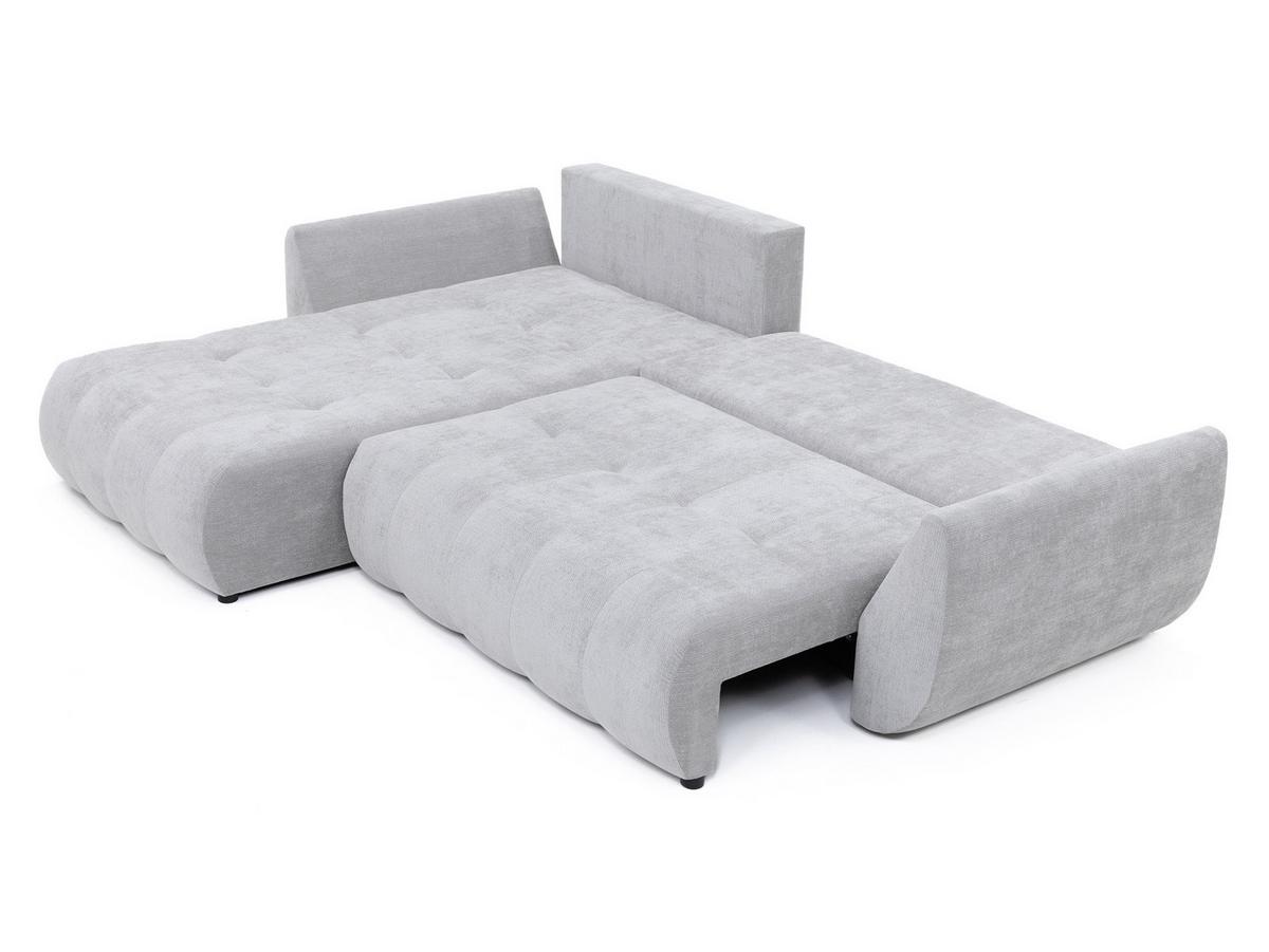 ECKSOFA Faro - Hellbraun/Schwarz, Holz/Kunststoff (283/195cm) - MIRJAN24