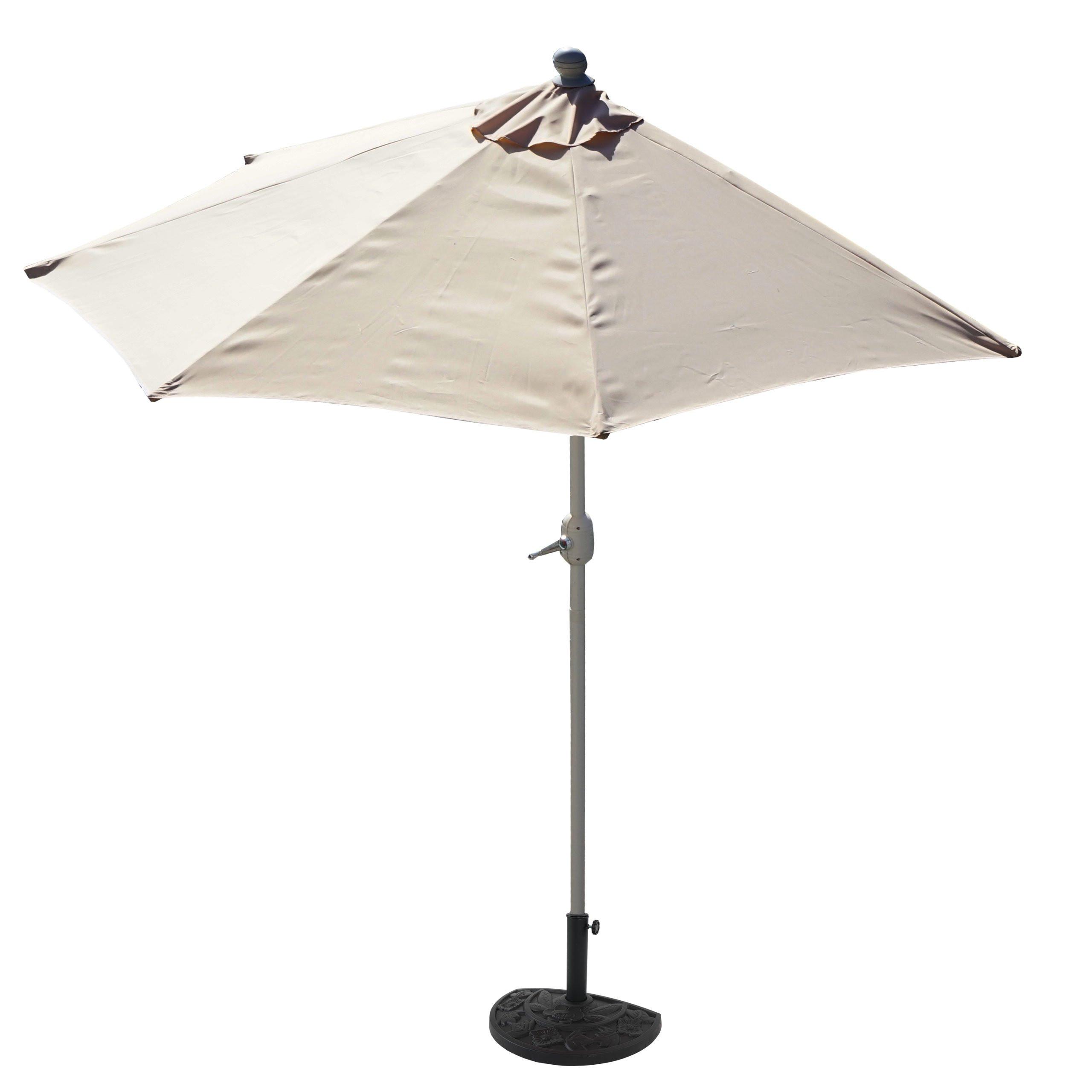 SONNENSCHIRM Cremeweiß - Weiß, Textil (285/145cm) - MCW