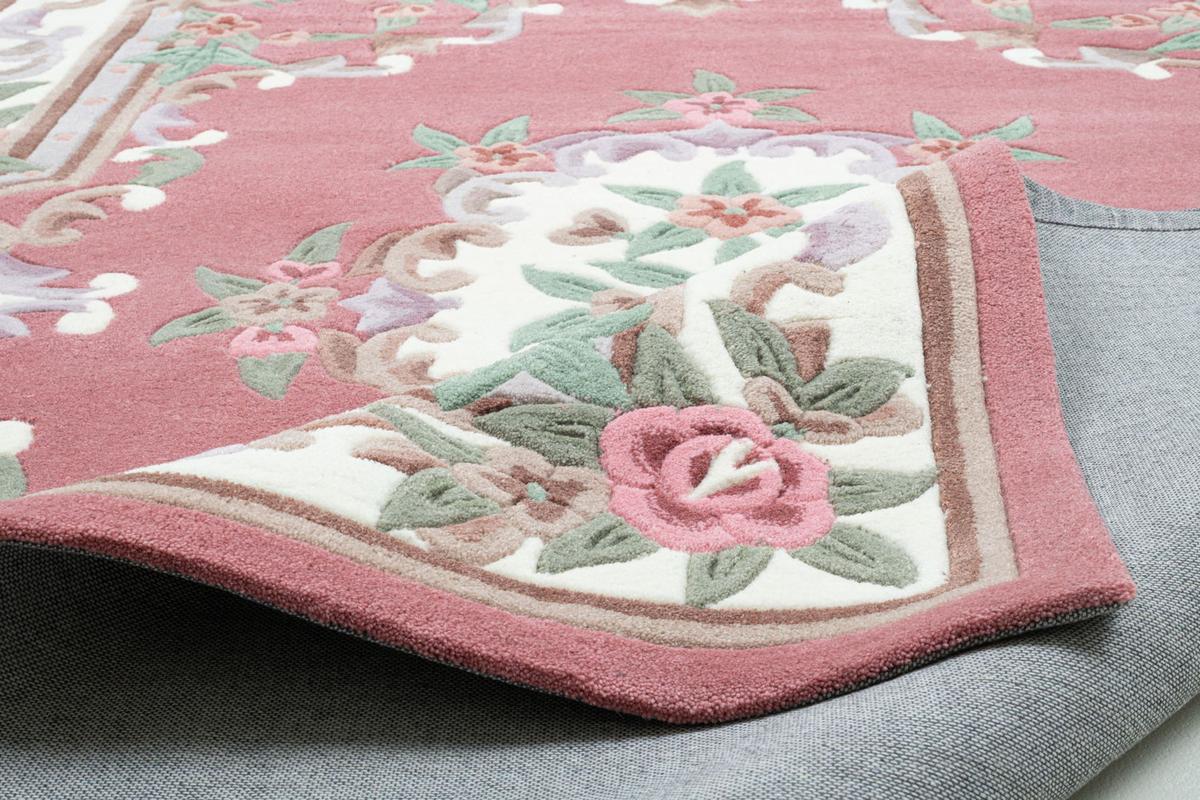 HANDTUFTTEPPICH Ming 240x340 cm - Rosa, Textil (240/340cm) - THEKO