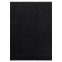 TEPPICH Kurzflor Waschbar LECH in Schwarz, einfarbig, 140 x 200 cm - Schwarz, Textil (200/140cm) - KADIMA DESIGN
