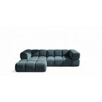 ECKSOFA Blanche In Puente - Türkis, Holzwerkstoff/Textil (280/150cm) - Fun Möbel