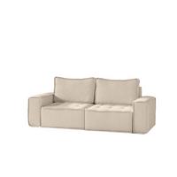 SOFA Sande In Raven - Creme, Holzwerkstoff/Textil (212/85/90cm) - Fun Möbel