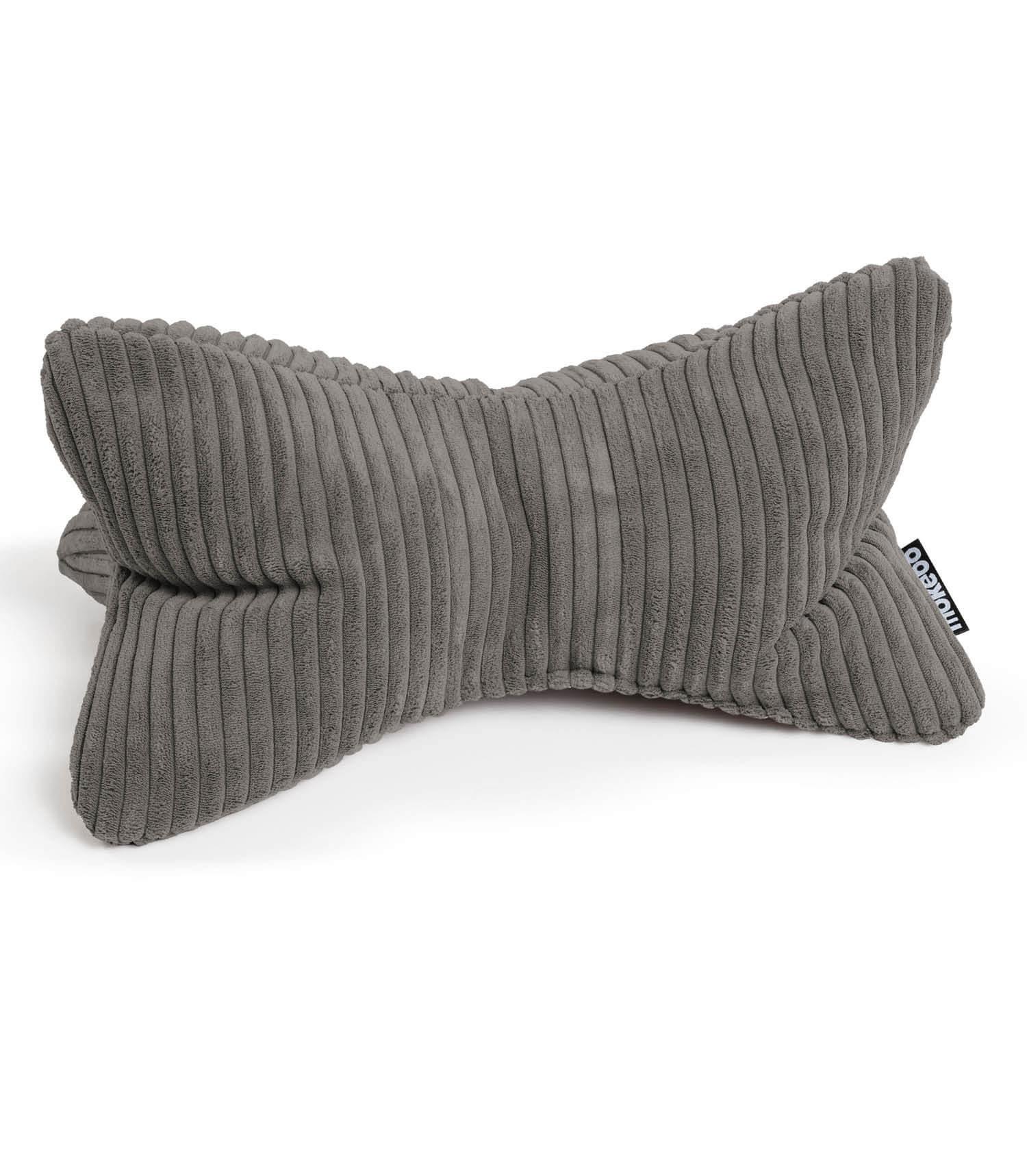 NACKENKISSEN Der Leseknochen - Anthrazit, Textil (42/22cm) - Mokebo