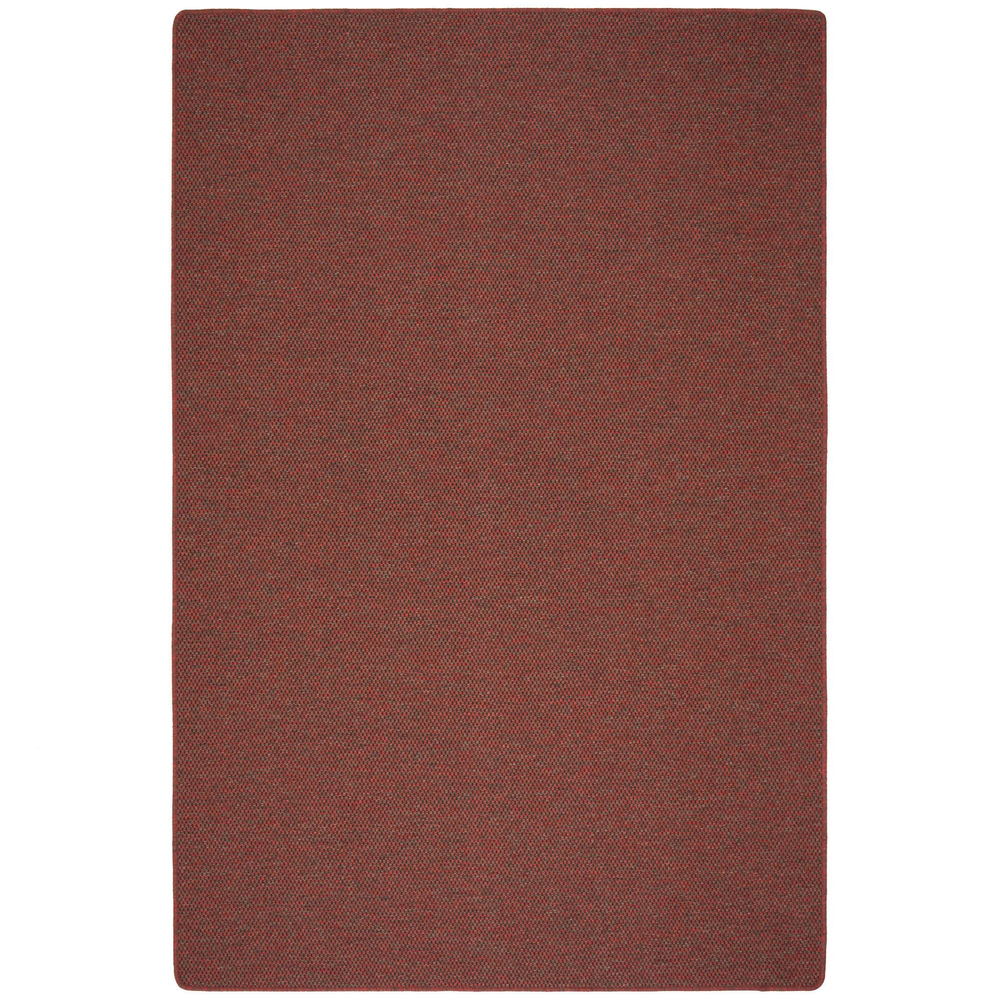 FLACHGEWEBE NATUR TEPPICH BENTZON - Rot, Textil (160/160cm) - Snapstyle