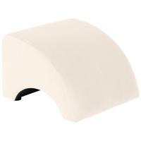 POLSTERHOCKER Kajsa Samtvelours creme - Creme, Kunststoff (52/37/54cm) - 58aufmkessel