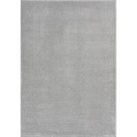 TEPPICH Hochflor BORMIDA Uni Polypropylen Silber 80 x 150 cm - Silberfarben, Textil (80/150cm) - KADIMA DESIGN