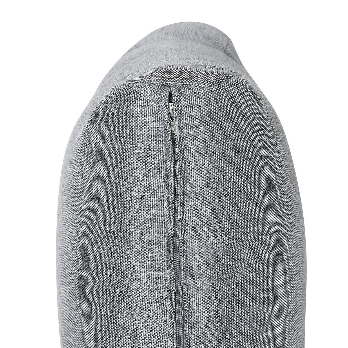 OUTDOOR-KISSENBEZUG-SET Grau Sano - Grau, Textil (76/76cm) - Beliani
