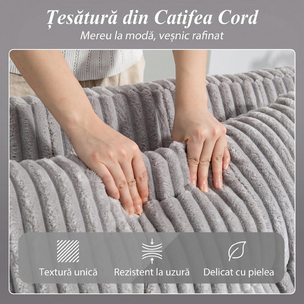SCHLAFSOFA Polyester Stahl Hellgrau - Hellgrau/Schwarz, Holz/Kunststoff (90/91/157cm) - HOMCOM