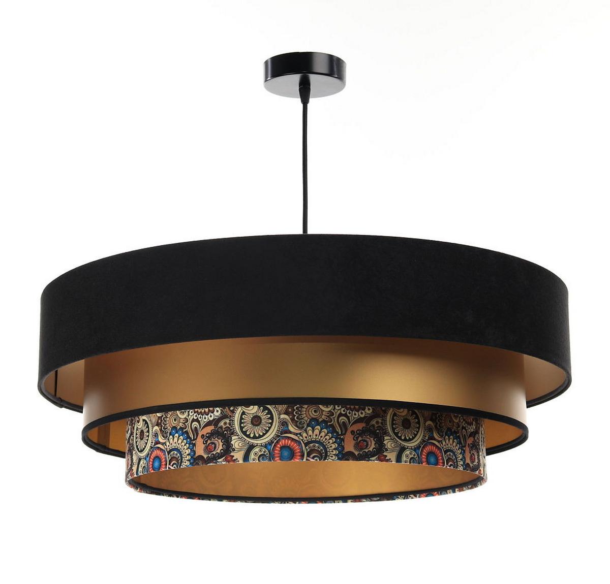 HÄNGELEUCHTE Gold 60/20 cm - Goldfarben, Kunststoff (60/1/20cm) - ONZENO