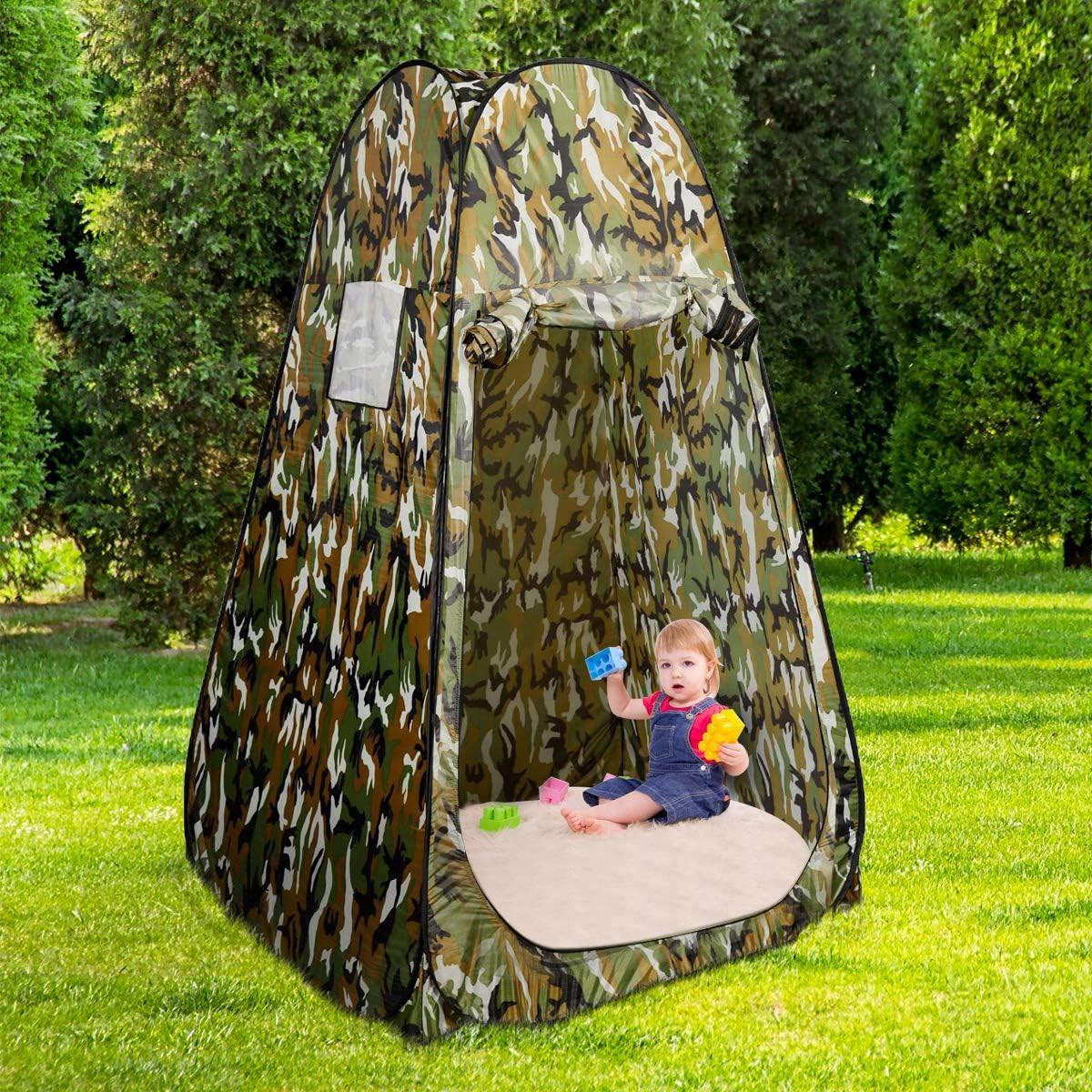UMKLEIDEZELT Camouflage - Multicolor, Textil (120/190/120cm) - COSTWAY