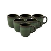 KAFFEETASSEN Lave Vert 190 ml 6er Set - Grün, Keramik (0.19L) - like.Villeroy & Boch