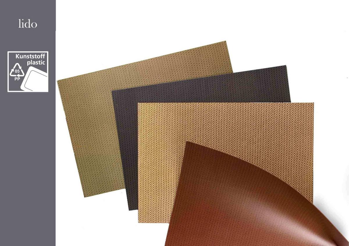 TISCHSETS Lido anthrazit 43 x 30 cm 12er Set - Anthrazit, Kunststoff (43/30/0.1cm) - Ritzenhoff Breker